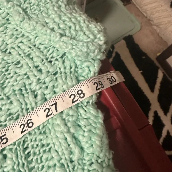 Free People Josephine Cotton Pulover Sweater medium Frozen Melon c3315 - Picture 8 of 8